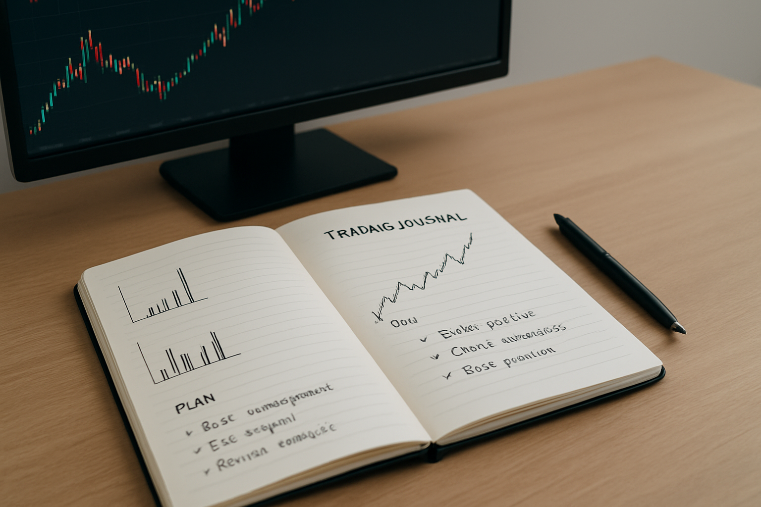 Trading journal for not profitable trading